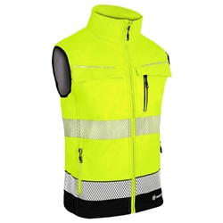 Beeswift Deltic High Visibility Gilet Two-Tone Saturn Yellow/Navy Blue 5XL BSDBWTTSYN5xL