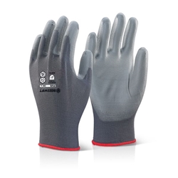 Beeswift PU Coated Gloves Grey S PUGGYS
