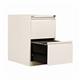 Bisley 2 Drawer Filing Cabinet Lockable 470x622x711mm Chalk BS2E/CHK