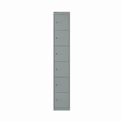 Bisley 6 Door Locker 305x457x1802mm Goose Grey CLK186 GOOSE