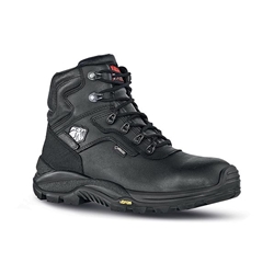U.Power Drop Safety S3 Non Metallic Leather Upper Waterproof Boot 1Pr Black 8 UPGO1005408