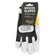 Beeswift Drivers Gloves 1Pr Soft Grain Leather Black XL BS051XL