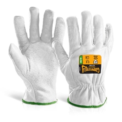 Beeswift Glovezilla Cut Resistant Drivers Gloves 1Pr White 2XL GZ71W2XL