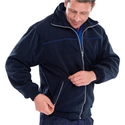 Beeswift Endeavor Fleece Navy Blue/Royal Blue 2XL EN28NR2XL