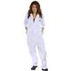 Beeswift Click Boilersuit Cotton Drill White 42 CDBSW42