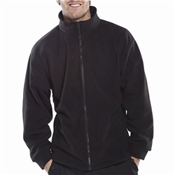 Beeswift Standard Full Zip Fleece Jacket Black XS FLJBLXS