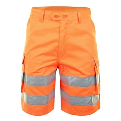Beeswift Rail Spec High Visibility Shorts Orange 42 RSS42