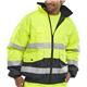 Beeswift Europa High Visibility Bomber Jacket Saturn Yellow/Navy Blue 2XL EBJSYN2XL