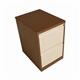 Bisley 2 Drawer Filing Cabinet Lockable 470x622x711mm Coffee/Cream BS2EC/C