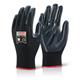 Beeswift Nite Star Nylon Gloves 1Pr Black Large BS053L