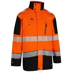 Beeswift Deltic High Visibility Two Tone Jacket Orange/Black 3XL BSDJTTORBL3XL
