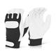 Beeswift Drivers Gloves with Knitted Back Black/White Medium DGVCm