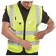 Beeswift Executive High Visibility Waistcoat Saturn Yellow 2XL WCENGEXEC2XL