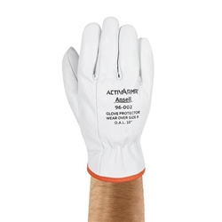 Ansell Leather Premium Goat Skin Glove Protector White 2XL AN96-0022XL