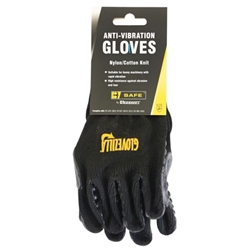 Beeswift Glovezilla Anti-Vibration Gloves 1Pr Black XL BS054XL