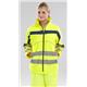 Beeswift Eton High Visibility Soft Shell Jacket Saturn Yellow/Navy Blue 2XL ET40SY2XL