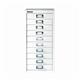 Bisley 10 Multidrawer Cabinet A4 279x380x590mm Chalk White BY19660