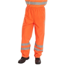 Beeswift Bseen PU Overtrousers Orange 3XL PUTOR3XL