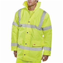 Beeswift High Visibility Constructor Jackets Saturn Yellow 4XL