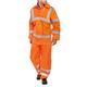 Beeswift Lightweight EN471 EN343 Jacket/Trouser Suit Orange 3XL TS8OR3XL