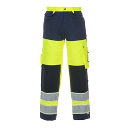 Hydrowear Idstein High Visibility GID Two Tone Trousers Saturn Yellow & Navy Blue 40 HYD131030SYN40