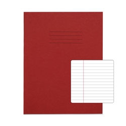 RHINO 9 x 7 Exercise Book 80 Page, Red, F6M
