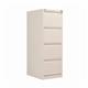 Bisley 4 Drawer Filing Cabinet Lockable 470x622x1321mm Chalk BS4E/CHK