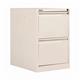 Bisley 2 Drawer Filing Cabinet Lockable 470x622x711mm Chalk BS2E/CHK