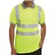 Beeswift High Visibility Short Sleeve Polo Shirt Saturn Yellow 4XL BPKSENSY4XL