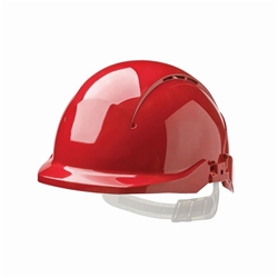 Centurion Concept Reduced Peak Vented Safety Helmet Red CNS08CRF