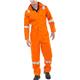 Beeswift Burgan Boilersuit Fire Retardant Anti-Static Orange 54 CFRASBBSOR54
