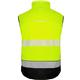 Beeswift Deltic High Visibility Gilet Two-Tone Saturn Yellow/Navy Blue 4XL BSDBWTTSYN4XL