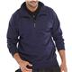 Beeswift Quarter Zip Sweatshirt Navy Blue 2XL CLQZSSN2XL