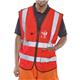 Beeswift Executive High Visibility Waistcoat Red L WCENGEXECREL