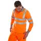 Beeswift Hi Vis Long Sleeve Polo Shirt Orange 3XL BPKSLSENOR3XL