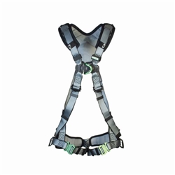 MSA V-Fit Back Chest D-Ring Bayonet Safety Harness Black Standard MSA10206534