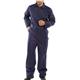 Beeswift Click Boilersuit Cotton Drill Navy Blue 34 CDBSN34