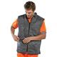 Beeswift High Visibility Reversible Bodywarmer Orange/Grey 3XL BWENGOR3XL