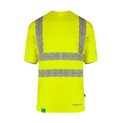 Beeswift Envirowear High Visibility Short Sleeve T-Shirt Saturn Yellow 4XL EWCTSSY4XL