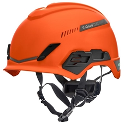 MSA V-Gard H1 Tri-Vented Safety Helmet Orange MSA10194789