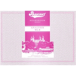 (BOWCOURT) Boardroom A3 MLB 16 Column Analysis Pads With Board Back and Cover Ref CPMLB  - Punched 2 hole [Pack of 25]