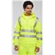 Beeswift Quarter Zipped Hi Vis Sweatshirt SYellow 3XL BSZSSENSY3XL