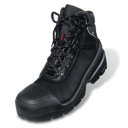 Uvex Quatro S3 Steel Toe Cap Boots 1Pr Black 8 UV8401208