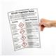 Vogue COSHH Regulations Sign
