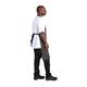 Whites Butchers Stripe Bib Apron Black/White