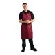 Whites Bib Apron Burgundy