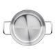Vogue Stainless Steel Casserole Pan 24cm