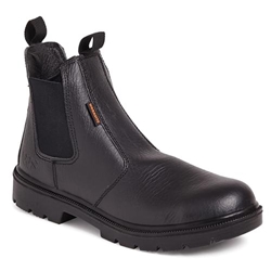 Worksite S1P SRA Leather Dealer Boot Black [Size UK 5/ EU 38]
