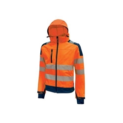 U Power Miky High Visibility Soft Shell Jacket Orange Small