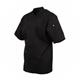 Chefs Works Montreal Cool Vent Unisex Chef Jacket Black L